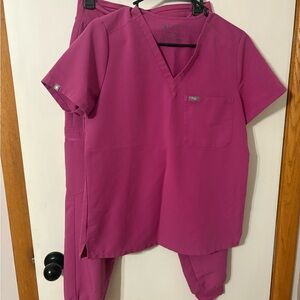 Figs Pink Scrubs